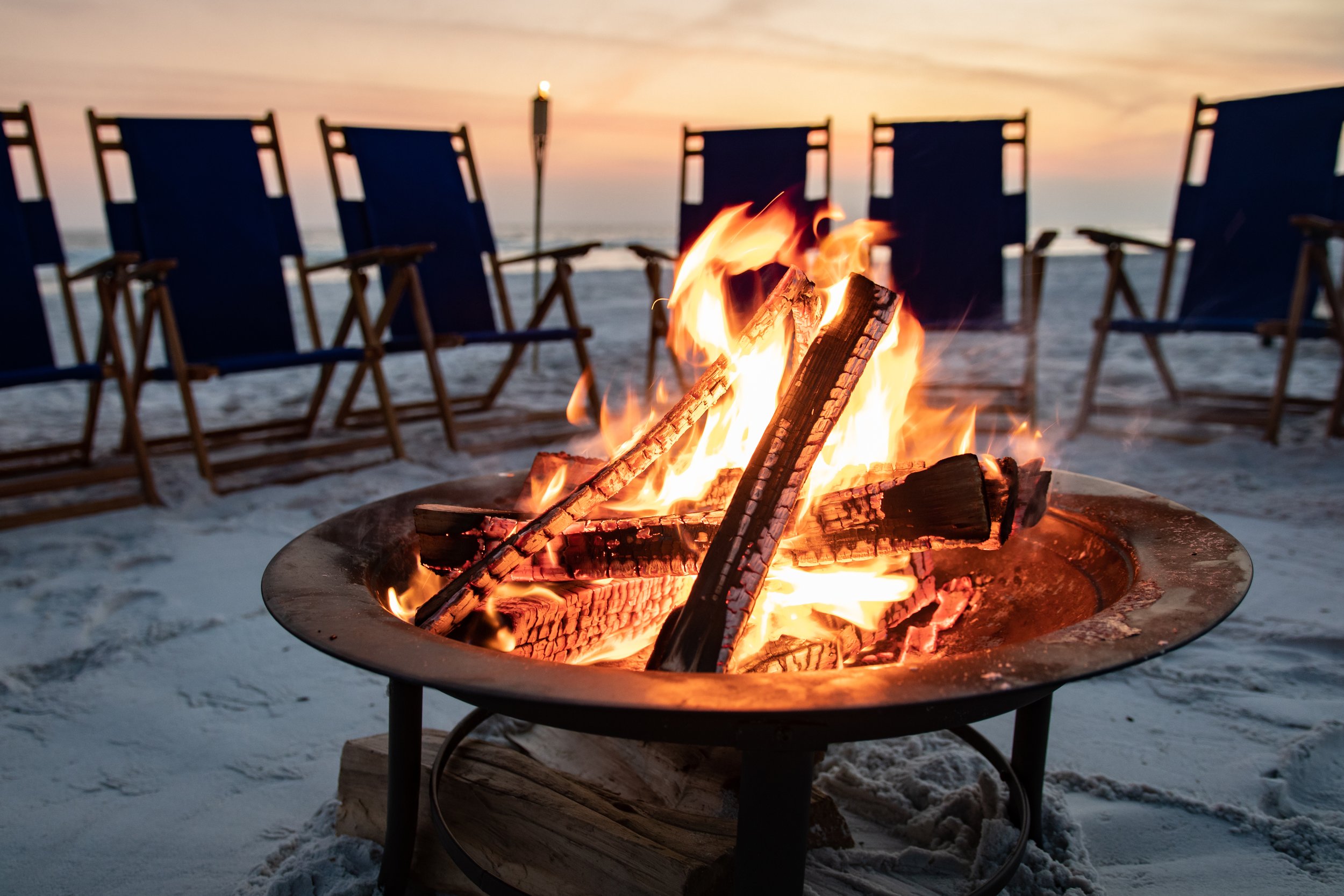 Private Emerald Coast beach bonfire for Large Groups